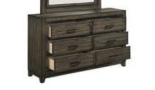 Load image into Gallery viewer, New Classic Furniture Ashland 6 Drawer Dresser in Rustic Brown
