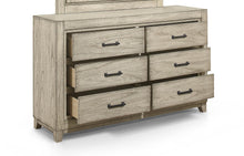 Load image into Gallery viewer, New Classic Furniture Ashland 6 Drawer Dresser in Rustic White
