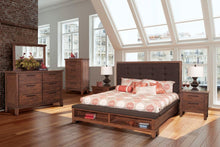 Load image into Gallery viewer, New Classic Furniture Cagney California King Bed in Chestnut
