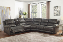 Load image into Gallery viewer, New Classic Furniture Calhoun 3pc Reclining Sectional in Walnut image
