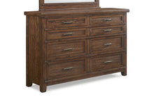 Load image into Gallery viewer, New Classic Furniture Fairfax 8 Drawer Dresser in Medium Oak image
