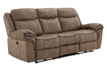 Load image into Gallery viewer, New Classic Furniture Harley Sofa with Dual Recliner in Light Brown image
