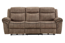 Load image into Gallery viewer, New Classic Furniture Harley Sofa with Dual Recliner in Light Brown
