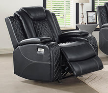 Load image into Gallery viewer, New Classic Furniture Orion Glider Recliner in Black image
