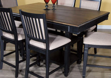 Load image into Gallery viewer, New Classic Furniture Prairie Point Rectangular Counter Height Table in Black image
