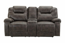 Load image into Gallery viewer, New Classic Furniture Anton Dual Recliner Console Loveseat in Chocolate
