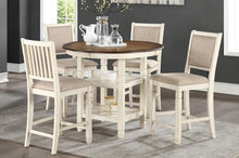 Load image into Gallery viewer, New Classic Furniture Prairie Point Round Counter Height Table in White
