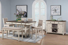 Load image into Gallery viewer, New Classic Furniture Prairie Point Counter Height Backless Bench in White
