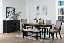 Load image into Gallery viewer, New Classic Furniture Prairie Point Dining Bench in Black
