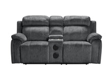 Load image into Gallery viewer, New Classic Furniture Tango Console Loveseat with Speaker in Shadow
