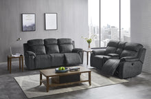 Load image into Gallery viewer, New Classic Furniture Tango Console Loveseat with Speaker and Power Footrest in Shadow
