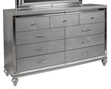 Load image into Gallery viewer, New Classic Furniture Valentino 9 Drawer Dresser in Silver
