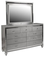Load image into Gallery viewer, New Classic Furniture Valentino 9 Drawer Dresser in Silver
