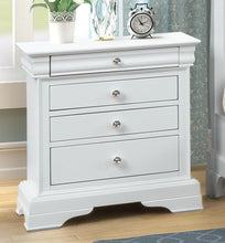 Load image into Gallery viewer, New Classic Furniture Versaille 4 Drawer Nightstand in White image
