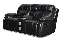 Load image into Gallery viewer, New Classic Fusion Console Loveseat with Power Foot Rest in Ebony
