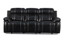 Load image into Gallery viewer, New Classic Fusion Dual Recliner Sofa in Black image

