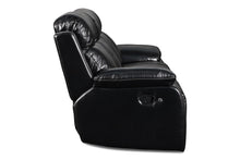Load image into Gallery viewer, New Classic Fusion Dual Recliner Sofa with Power Foot Rest in Ebony
