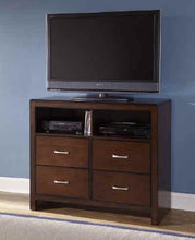 Load image into Gallery viewer, New Classic Kensington 4 Drawer Media Chest in Burnished Cherry image
