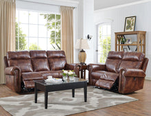 Load image into Gallery viewer, New Classic Roycroft Dual Recliner Loveseat in Pecan
