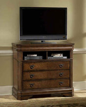Load image into Gallery viewer, New Classic Sheridan Media Chest in Burnished Cherry Finish image
