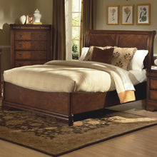 Load image into Gallery viewer, New Classic Sheridan California King Sleigh Bed in Burnished Cherry image
