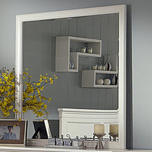 Load image into Gallery viewer, New Classic Tamarack Mirror in White image
