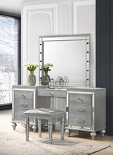 Load image into Gallery viewer, New Classic Valentino Vanity Table in Silver

