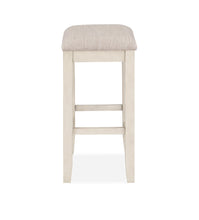 Load image into Gallery viewer, BELLA COUNTER TABLE &amp; 2 STOOLS -2 TONE BISQUE
