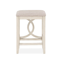 Load image into Gallery viewer, BELLA COUNTER TABLE &amp; 2 STOOLS -2 TONE BISQUE
