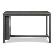 Load image into Gallery viewer, AMY 60&quot; COUNTER TABLE+CHAIRS W/STG (5 PCS) -GRAY
