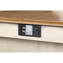 Load image into Gallery viewer, AMY 60&quot; COUNTER TABLE+CHAIRS W/STG (5 PC) -2 TONE BISQUE
