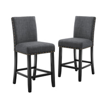 Load image into Gallery viewer, CRISPIN GRANITE GRAY COUNTER CHAIR- (2/Ctn)
