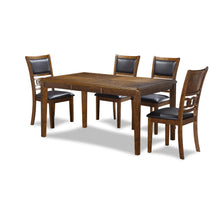 Load image into Gallery viewer, GIA 60&quot; DINING TABLE+CHAIRS (5 PCS/CTN) -BROWN
