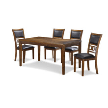 Load image into Gallery viewer, GIA 60&quot; DINING TABLE+CHAIRS (5 PCS/CTN) -BROWN

