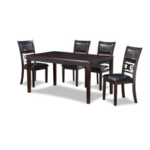 Load image into Gallery viewer, GIA 60&quot; DINING TABLE+CHAIRS (5 PCS/CTN) -EBONY
