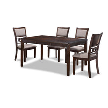 Load image into Gallery viewer, GIA 60&quot; DINING TABLE+CHAIRS (5 PCS/CTN) -CHERRY
