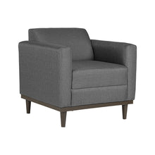 Load image into Gallery viewer, AIDEN CHAIR W/1 THROW PILLOW-SILVER GRAY
