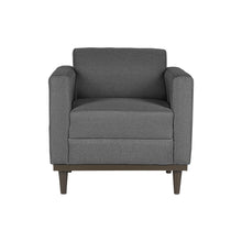 Load image into Gallery viewer, AIDEN CHAIR W/1 THROW PILLOW-SILVER GRAY
