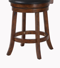 Load image into Gallery viewer, BRISTOL 24&quot; COUNTER STOOL-DK BROWN W/PU SEAT
