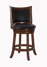 Load image into Gallery viewer, BRISTOL 24&quot; COUNTER STOOL-DK BROWN W/PU SEAT
