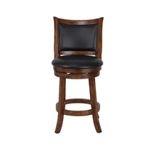 Load image into Gallery viewer, BRISTOL 24&quot; COUNTER STOOL-DK BROWN W/PU SEAT
