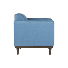 Load image into Gallery viewer, AIDEN CHAIR W/1 THROW PILLOW-BLUE
