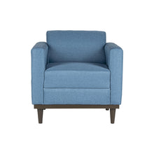 Load image into Gallery viewer, AIDEN CHAIR W/1 THROW PILLOW-BLUE
