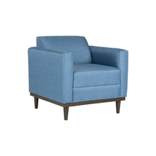 Load image into Gallery viewer, AIDEN CHAIR W/1 THROW PILLOW-BLUE
