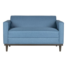 Load image into Gallery viewer, AIDEN LOVESEAT W/2 THROW PILLOWS-BLUE
