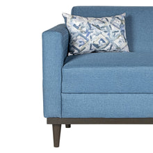 Load image into Gallery viewer, AIDEN LOVESEAT W/2 THROW PILLOWS-BLUE
