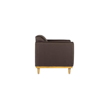 Load image into Gallery viewer, AIDEN CHAIR W/1 THROW PILLOW-CHOCOLATE
