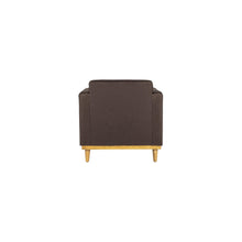Load image into Gallery viewer, AIDEN CHAIR W/1 THROW PILLOW-CHOCOLATE

