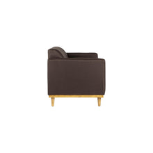Load image into Gallery viewer, AIDEN LOVESEAT W/2 THROW PILLOWS-CHOCOLATE
