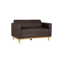 Load image into Gallery viewer, AIDEN LOVESEAT W/2 THROW PILLOWS-CHOCOLATE
